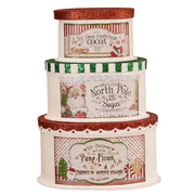 Bethany Lowe Containers Sweet Tidings Christmas Boxes Set of 3 by Bethany Lowe Designs