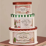 Bethany Lowe Containers Sweet Tidings Christmas Boxes Set of 3 by Bethany Lowe Designs