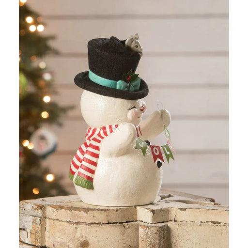 Bethany Lowe figurine Holly Jolly Snowman by Bethany Lowe Designs