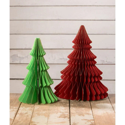 Bethany Lowe figurine Honeycomb Red Tree Large by Bethany Lowe Designs