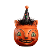 Bethany Lowe Figurines Green Eyed Copper Cat by Johanna Parker for Bethany Lowe Designs