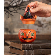 Bethany Lowe Figurines Green Eyed Copper Cat by Johanna Parker for Bethany Lowe Designs