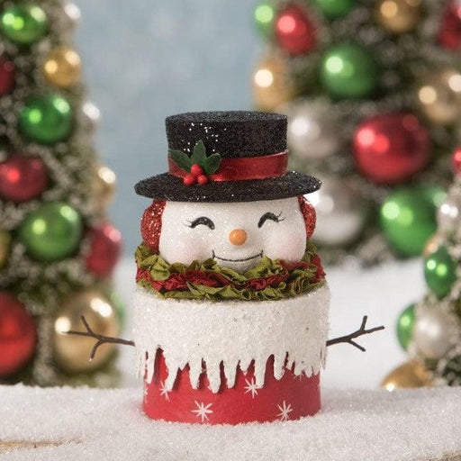 Bethany Lowe Figurines Happy Retro Snowman Box by Bethany Lowe Designs