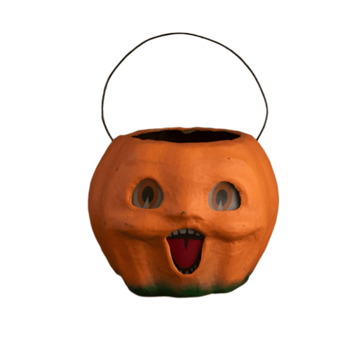 Bethany Lowe Figurines Happy Vintage Pumpkin Bucket Medium by Bethany Lowe Designs