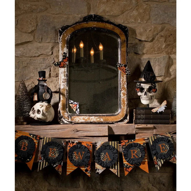 Bethany Lowe Figurines Midnight Crow On Skull by Bethany Lowe Designs