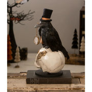 Bethany Lowe Figurines Midnight Crow On Skull by Bethany Lowe Designs