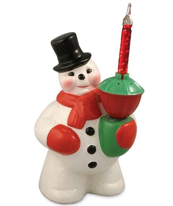 Bethany Lowe Figurines Retro Bubble Light Snowman by Bethany Lowe Designs