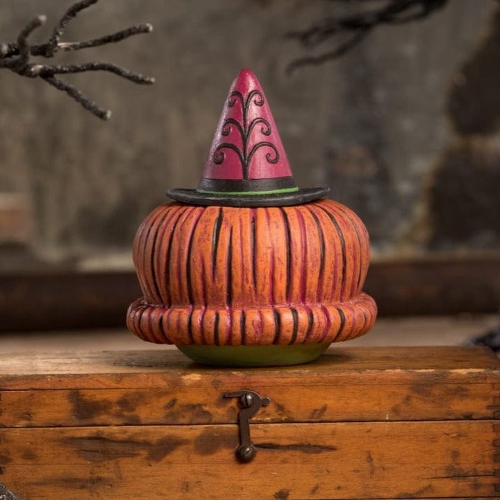 Bethany Lowe Halloween Figurine Hagatha Hollow Head Container by Johanna Parker for Bethany Lowe