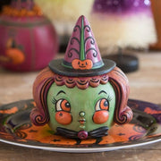 Bethany Lowe Halloween Figurine Hagatha Hollow Head Container by Johanna Parker for Bethany Lowe