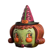 Bethany Lowe Halloween Figurine Hagatha Hollow Head Container by Johanna Parker for Bethany Lowe
