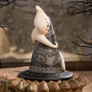 Bethany Lowe Halloween Figurine Hugga-Boo Hat Spook by Johanna Parker for Bethany Lowe