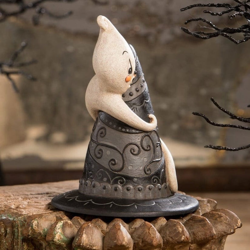 Bethany Lowe Halloween Figurine Hugga-Boo Hat Spook by Johanna Parker for Bethany Lowe