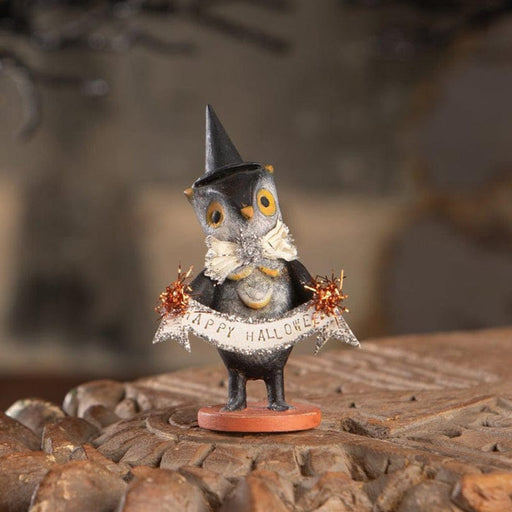 Bethany Lowe Halloween, Seasonal Decor Happy Halloween Owl by Bethany Lowe Designs