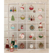 Bethany Lowe Holiday Ornaments Sprinkles Tree Diorama Glass Ornaments S3 by Bethany Lowe Designs