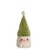 Bethany Lowe Ornament Bottle Brush Santa Green Ornament by Bethany Lowe Designs