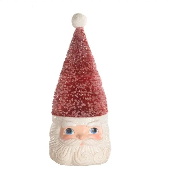 Bethany Lowe Ornament Bottle Brush Santa Red Ornament by Bethany Lowe Designs