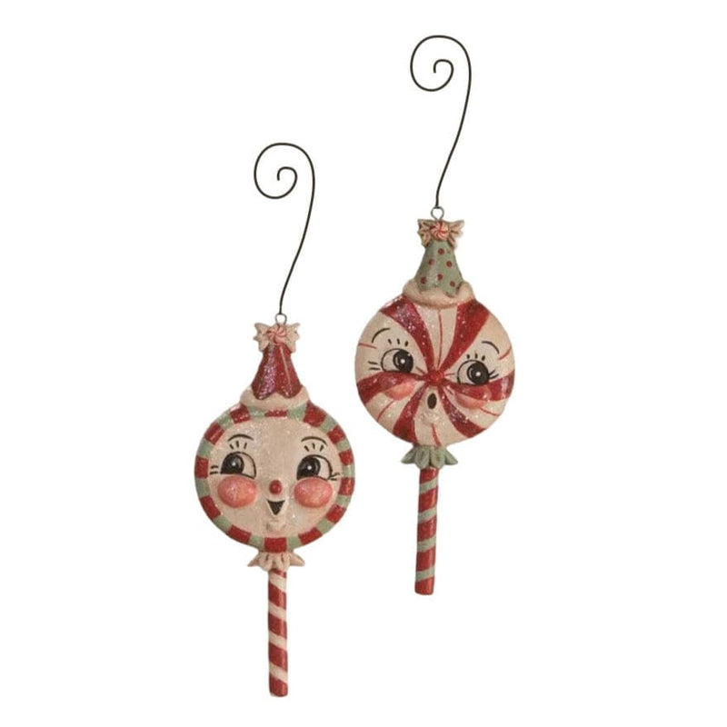 Bethany Lowe ornaments Merrymint Ornaments Set/2 by Johanna Parker for Bethany Lowe