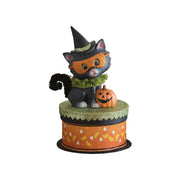 Bethany Lowe Seasonal Decor, Halloween Halloween Kitty Binks on Box by Bethany Lowe Designs