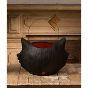 Bethany Lowe Seasonal Decor, Halloween Mr. Cool Cat Bucket by Bethany Lowe Designs
