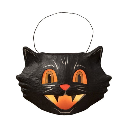 Bethany Lowe Seasonal Decor, Halloween Mr. Cool Cat Bucket by Bethany Lowe Designs