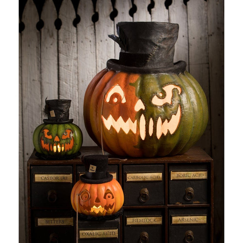 Bethany Lowe Seasonal Decor Jekyll & Hyde Pumpkin by Bethany Lowe Designs