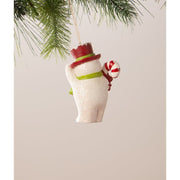 Bethany Lowe Seasonal & Holiday Decorations Happy Snowman Ornament by Bethany Lowe Designs