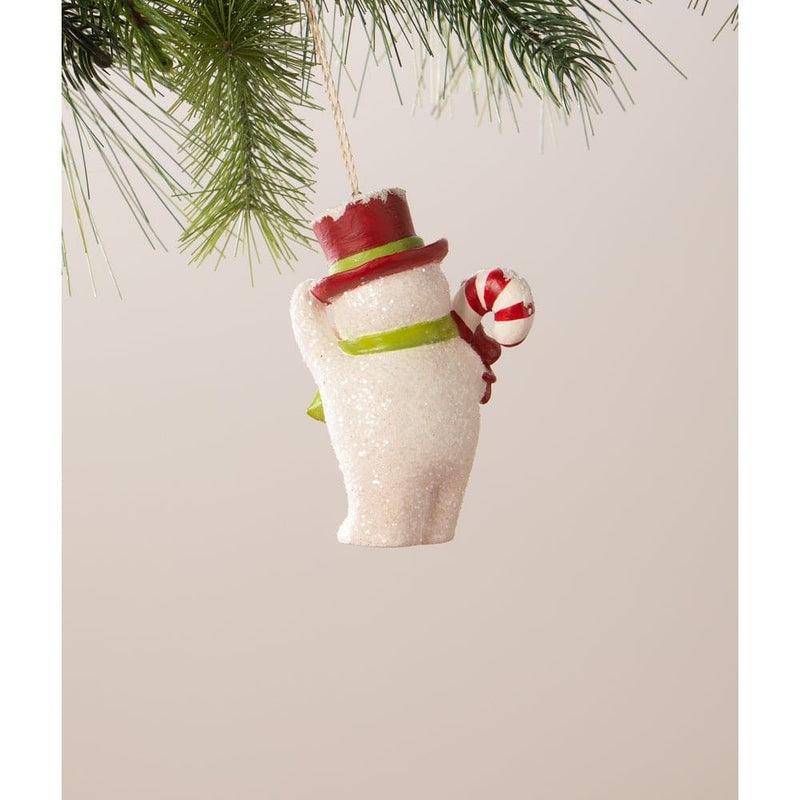 Bethany Lowe Seasonal & Holiday Decorations Happy Snowman Ornament by Bethany Lowe Designs