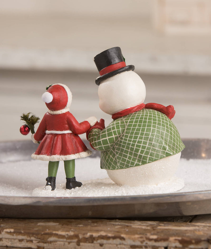 Bethany Lowe Seasonal & Holiday Decorations Hello Old Friend Snowman Figure by Bethany Lowe