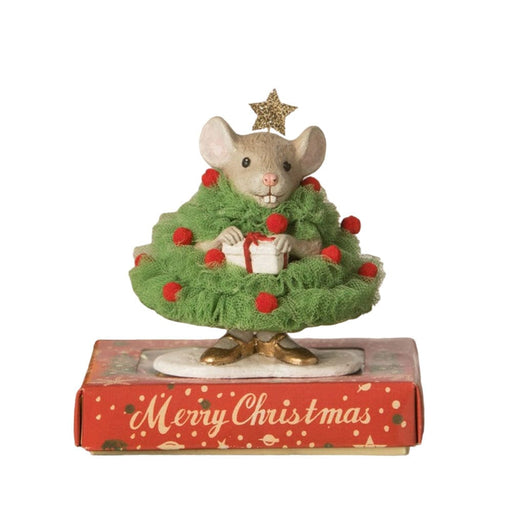 Bethany Lowe Seasonal & Holiday Decorations Jolly Tree Pixie Mouse by Bethany Lowe Designs