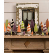 Bethany Lowe Seasonal & Holiday Decorations Neon Halloween Mini Trees Set of 7 by Bethany Lowe Designs