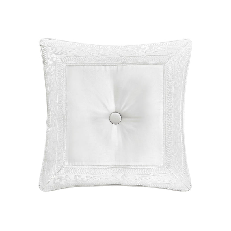 Bianco 20" Square Decorative Throw Pillow