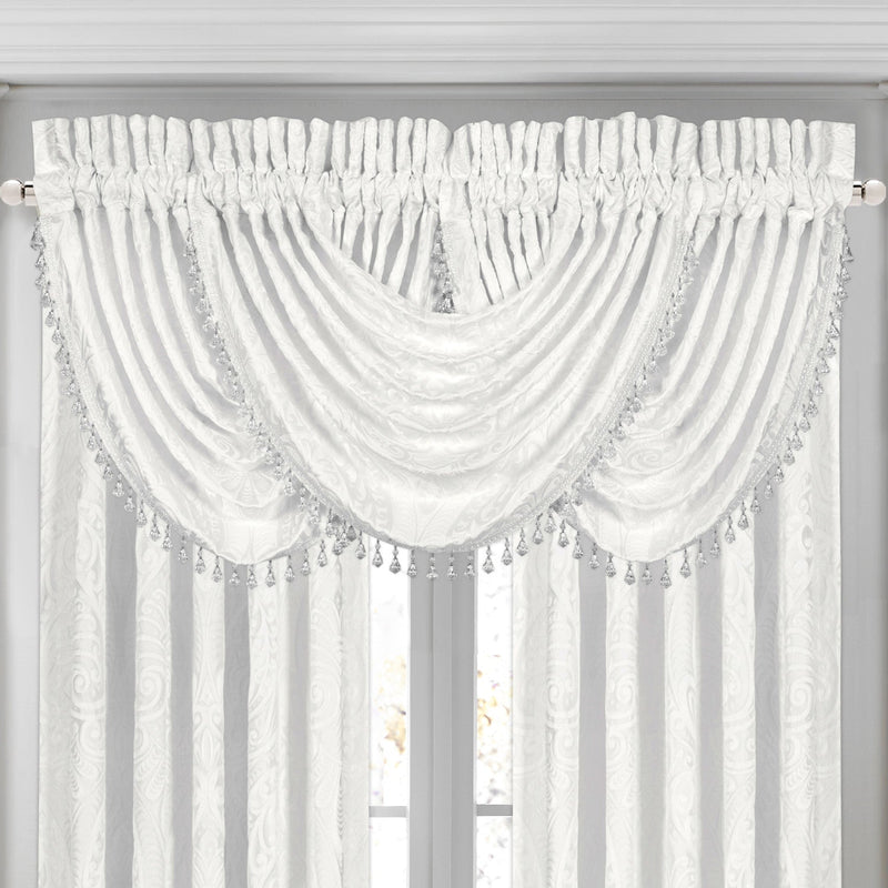 Bianco Window Waterfall Valance
