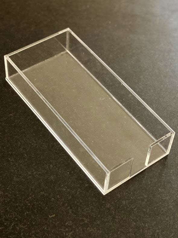 Black Ink Trays Lucite Trays - Buck