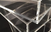 Black Ink Trays Lucite Trays - Small "Paddie"