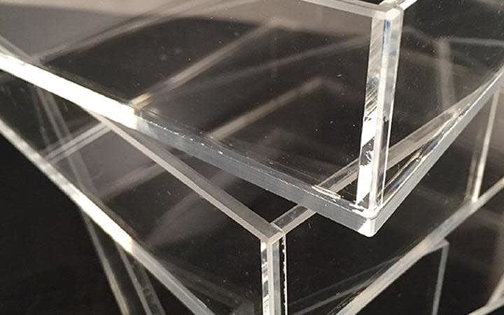 Black Ink Trays Lucite Trays - Small "Paddie"