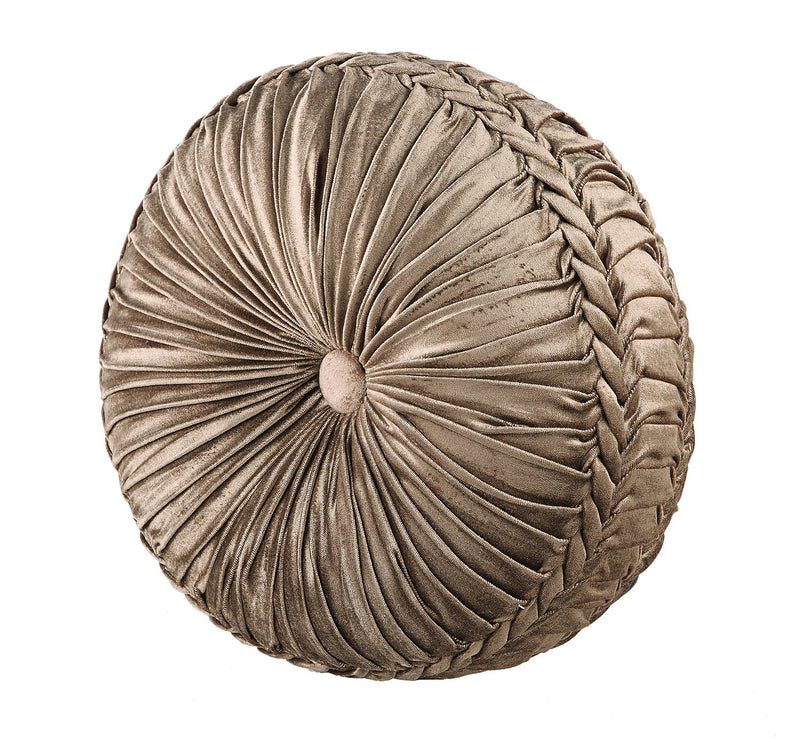 Bradshaw Tufted Round Decorative Throw Pillow