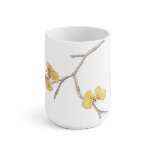 Butterfly Ginkgo Porcelain Toothbrush Holder - Treasured Accents