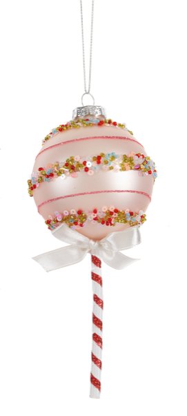 Cake Pop Ornaments - Pink - Treasured Accents