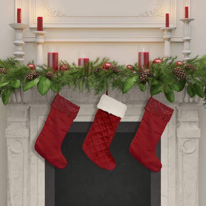 Casey Sherpa Holiday Stocking