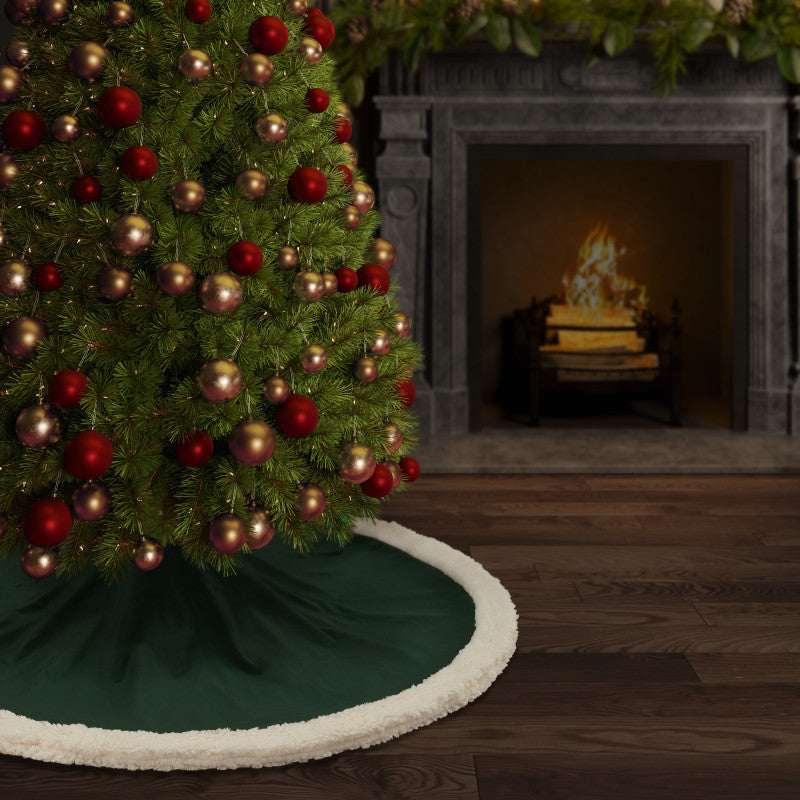 Casey Sherpa Holiday Tree Skirt