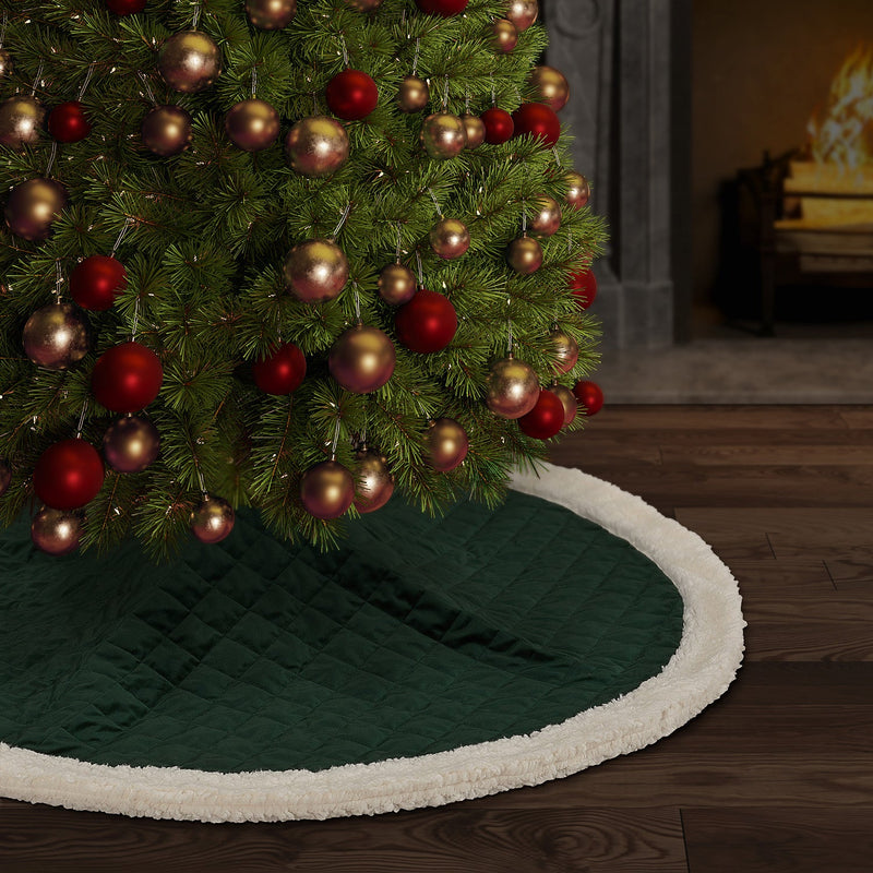 Casey Sherpa Holiday Tree Skirt