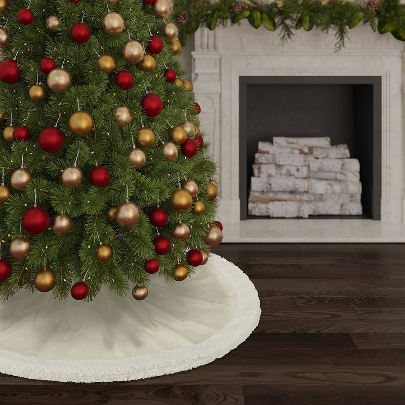 Casey Sherpa Holiday Tree Skirt