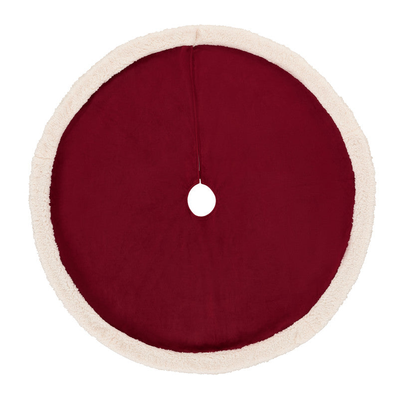 Casey Sherpa Holiday Tree Skirt