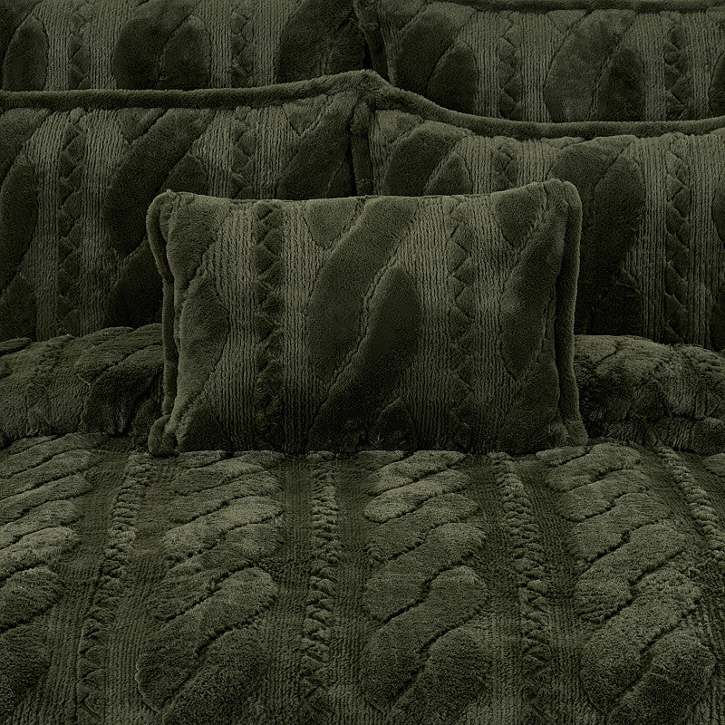 Cava Quilted Boudoir Decorative Throw Pillow