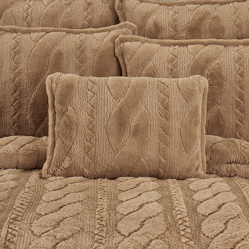 Cava Quilted Boudoir Decorative Throw Pillow