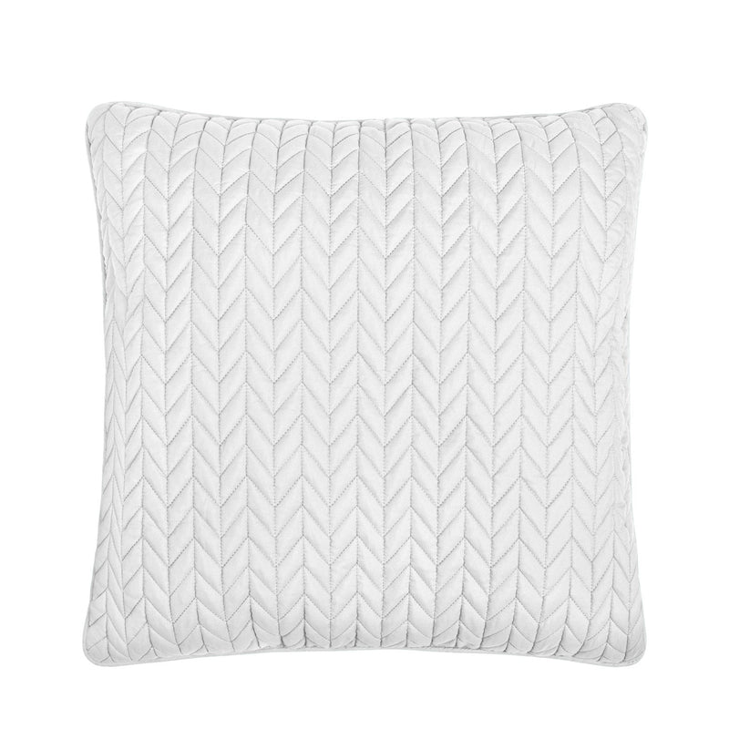 Cayman 20" Square Quilted Decorative Throw Pillow