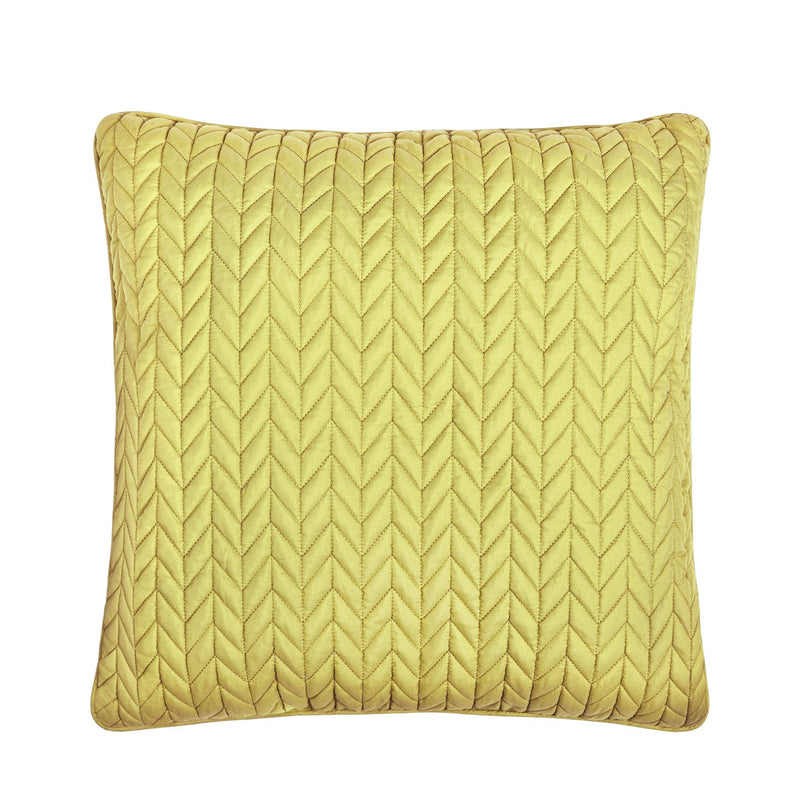 Cayman 20" Square Quilted Decorative Throw Pillow