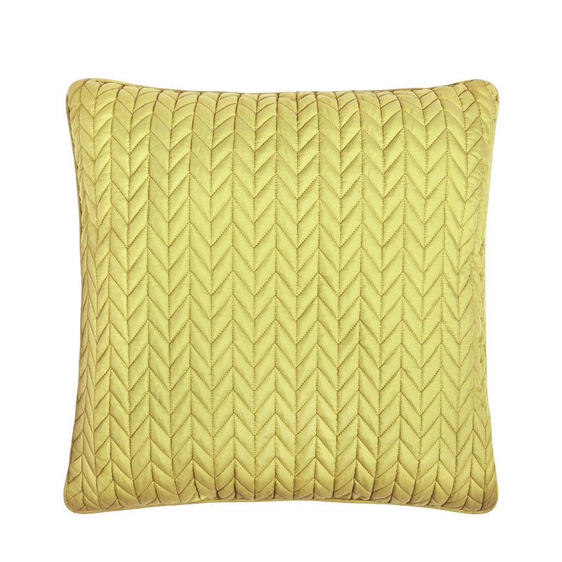 Cayman 20" Square Quilted Decorative Throw Pillow