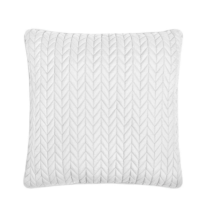 Cayman 20" Square Quilted Decorative Throw Pillow