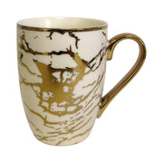 Certified International Gold Plated Mugs Matrix Gold Plated Tapered Mugs (6) asst